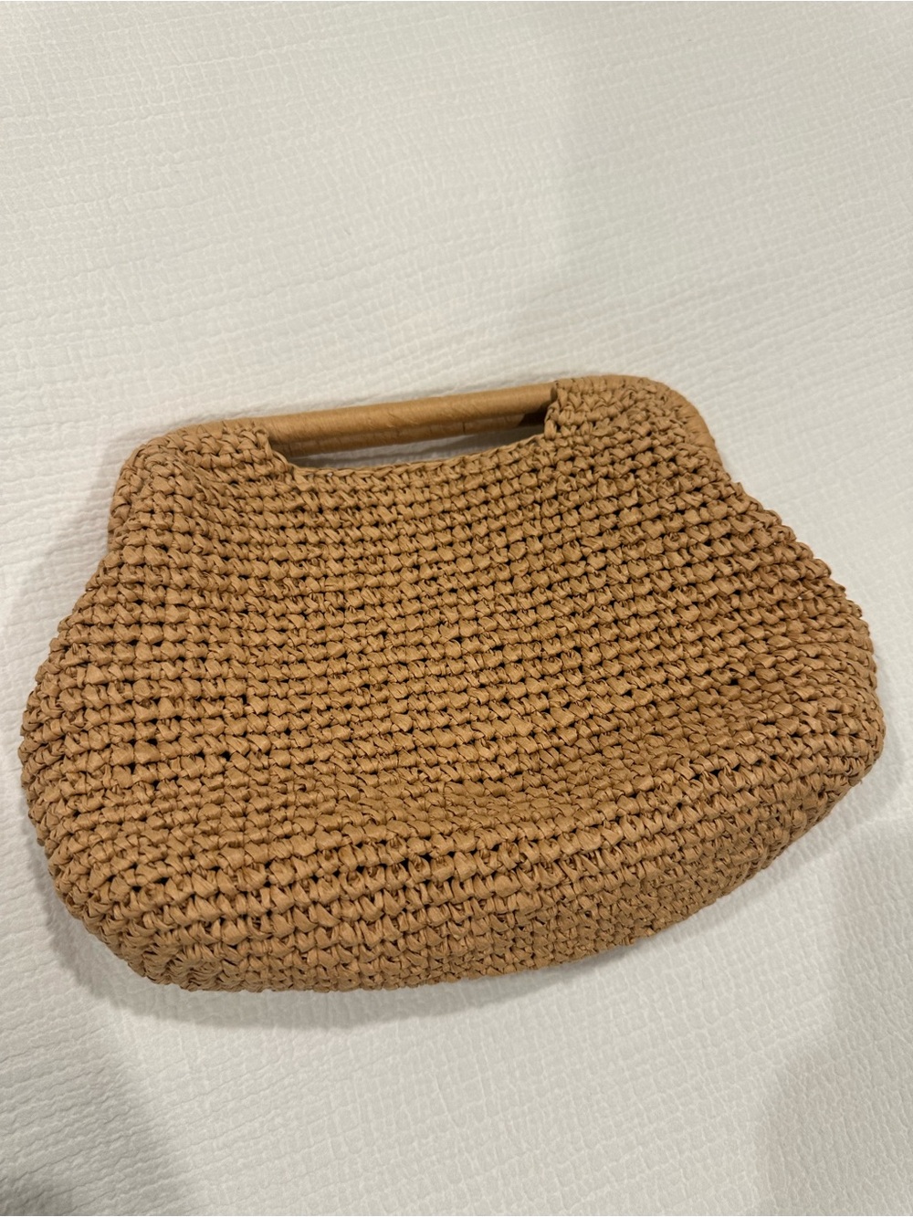 Woven Raffia Clutch Bag